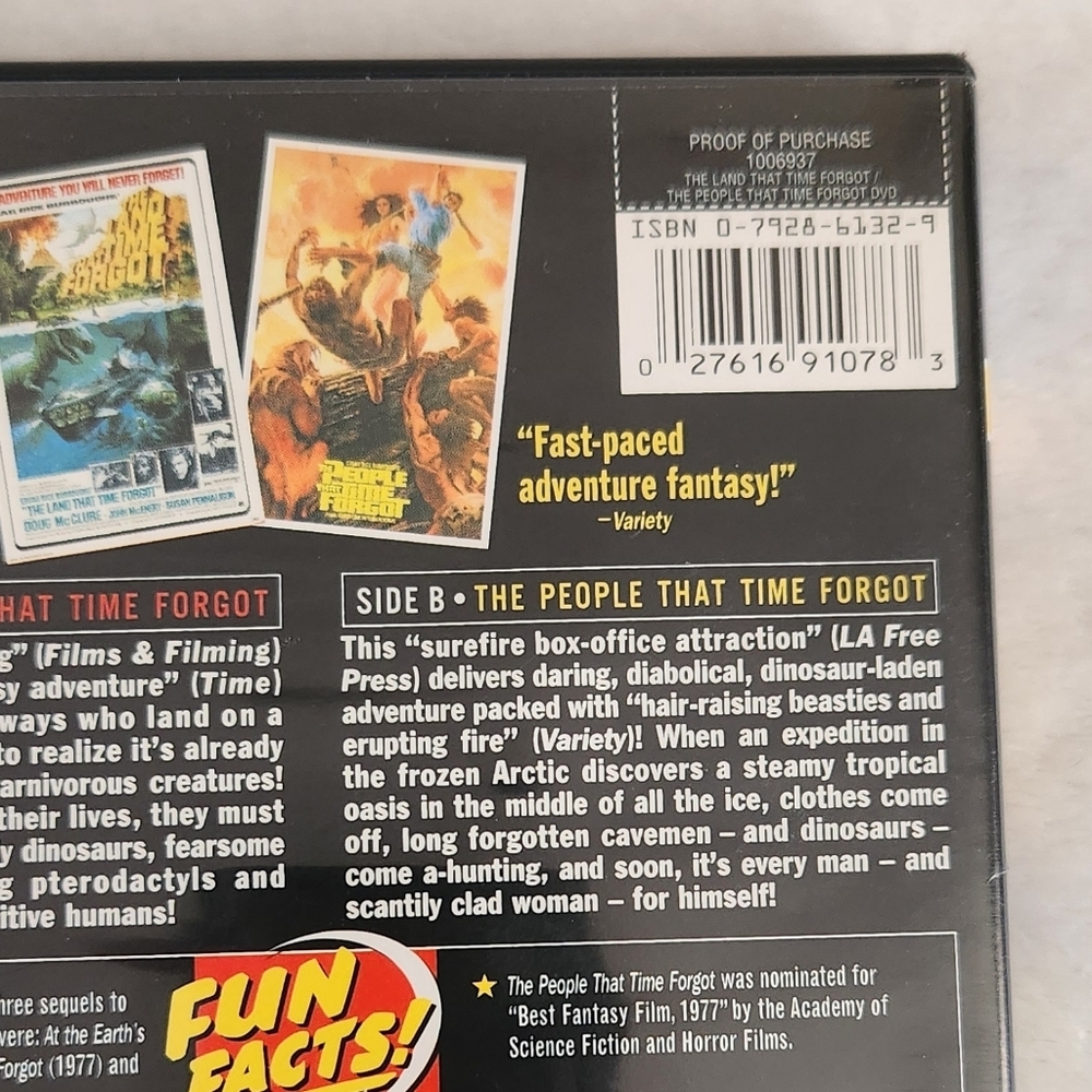 🎬 Double Feature: The Land That Time Forgot / The People That Time DVD - Picture 7 of 12